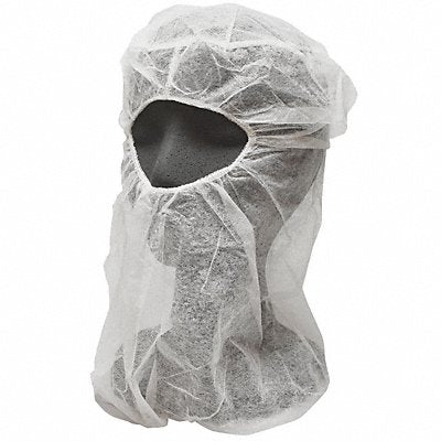 ACTION CHEMICAL H1001W Disposable Hood White XL PK1000