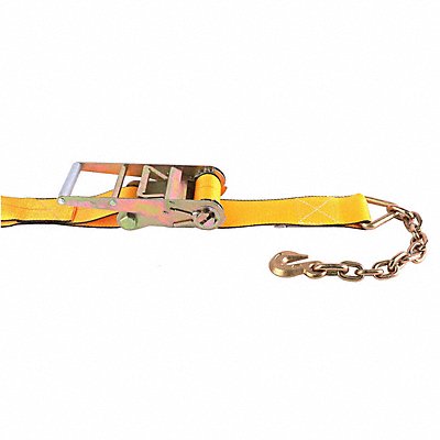KINEDYNE 593040GRA Ratchet Strap Grab-Hook Yellow
