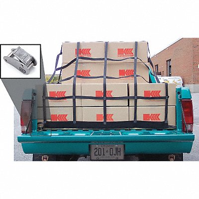 KINEDYNE CN390GRA Cargo Net 400 lb/in Polyester Black