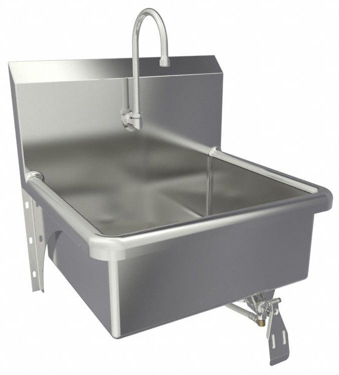 SANI-LAV 504105 Sani-Lav Hand Sink Rectangle 20inx17inx9in