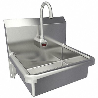 SANI-LAV 608A SaniLav Wall Sink Rectangle 16inx12-1/2inx6in