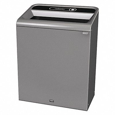 RUBBERMAID COMMERCIAL PRODUCTS 1961507 Recycle Container Rectangle 45 gal Grey