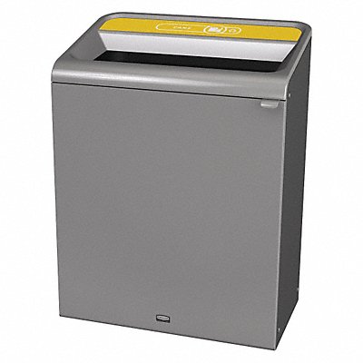 RUBBERMAID COMMERCIAL PRODUCTS 1961682 Recycle Container Rectangle 45 gal Grey