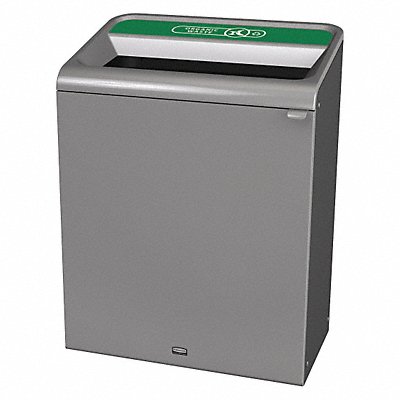 RUBBERMAID COMMERCIAL PRODUCTS 1961683 Recycle Container Rectangle 45 gal Grey