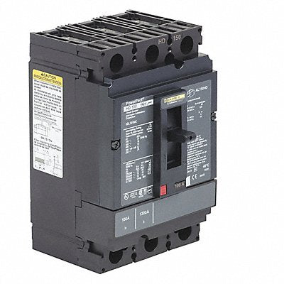 SQUARE D HDL36100C Molded Case Circuit Breaker 600V 100A