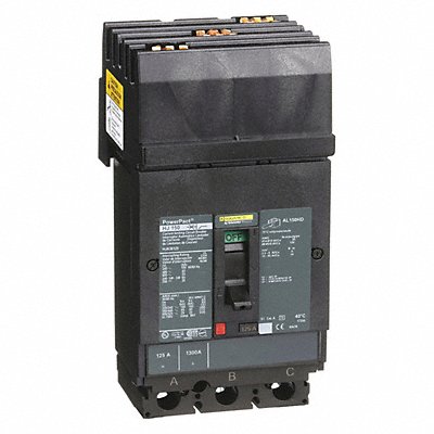 SQUARE D HJA36125 Molded Case Circuit Breaker 600V 125A