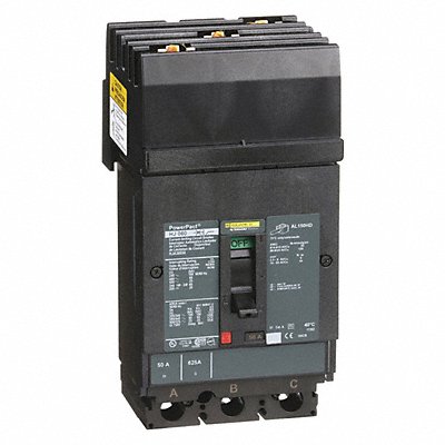 SQUARE D HJA36050 Molded Case Circuit Breaker 600V 50A