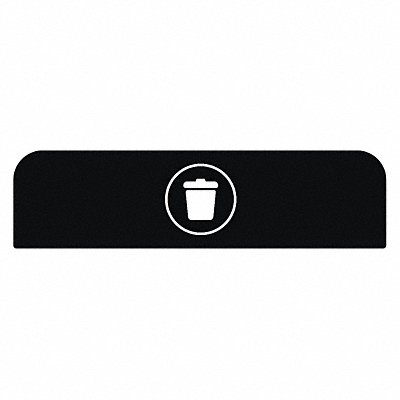 RUBBERMAID COMMERCIAL PRODUCTS 1961574 Recycling Sign 8-1/2 H 1-25/32 W PK5