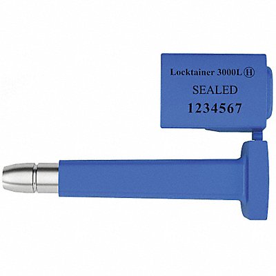 UNIVERSEAL L3000LBLUE50 Bolt Seals Blue Plastic PK50