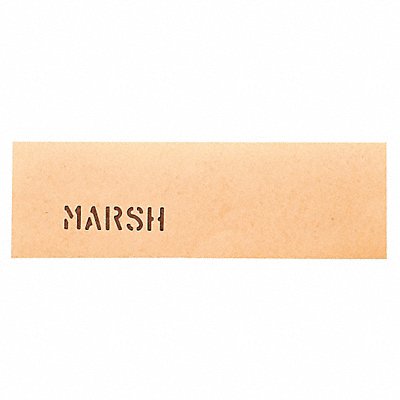 MARSH OBC156X2050 Stencil Oil Board Flat 6 W PK762