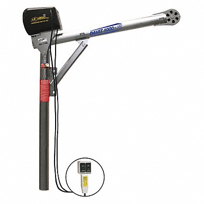 OZ LIFTING PRODUCTS OZ1000DAVACW Davit Crane 1000 lb 27.5in to 42in Reach