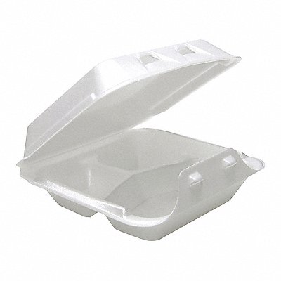PACTIV YHLW07030000 Disp Carry-Out Ctnr 7 1/2 in W WH PK150