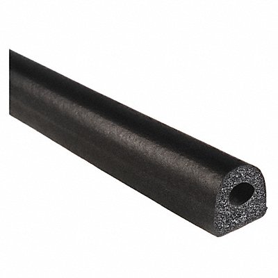 TRIM LOK INC X5381HT25 Rubber Seal D-Shaped Thick 25 ft L