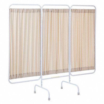 R B WIRE PRODUCTS INC. PSS3AMBGF Privacy Screen 3 Panel 67inH Beige