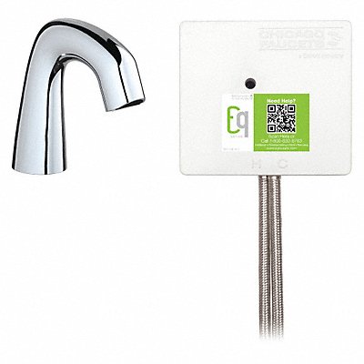 CHICAGO FAUCETS EQA11A13ABCP Mid Arc Chrome Chicago Faucets EQ Curved