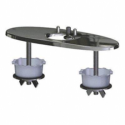 CHICAGO FAUCETS EQA12KJKCP Trim/Cover Plate Chromee 6-1/2 L 2-1/2 W