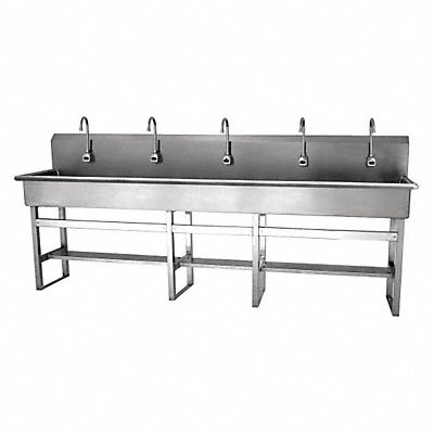 SANI-LAV 510FB05 SaniLav Wash Station Rectangular 97inx16-1/2inx8in