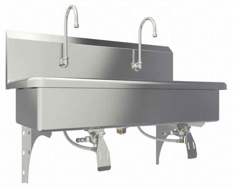 SANI-LAV 54W105 SaniLav Wash Station Rectangular 37inx16-1/2inx8in