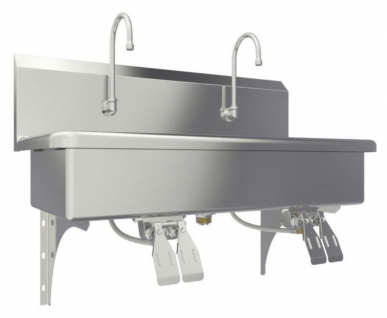 SANI-LAV 54WSL05 SaniLav Wash Station Rectangular 37inx16-1/2inx8in
