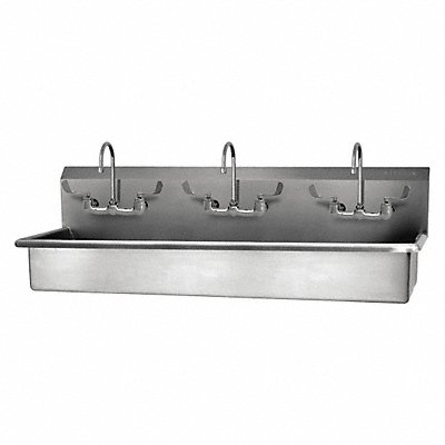 SANI-LAV 56WFL05 SaniLav Wash Station Rectangular 57inx16-1/2inx8in