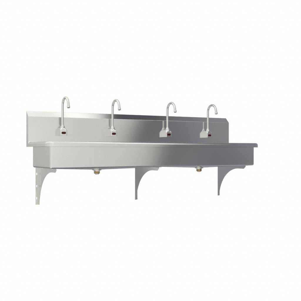 SANI-LAV 58WAL05 SaniLav Wash Station Rectangular 77inx16-1/2inx8in