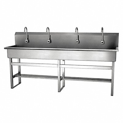 SANI-LAV 58FAL05 SaniLav Wash Station Rectangular 77inx16-1/2inx8in