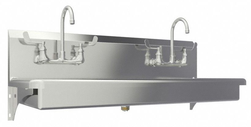 SANI-LAV 5A2F05 SaniLav Wall Wash Rect 45inx16-1/2inx5in