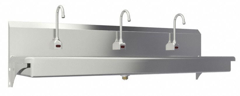 SANI-LAV 5A3A05 SaniLav Wall Wash Rect 65inx16-1/2inx5in