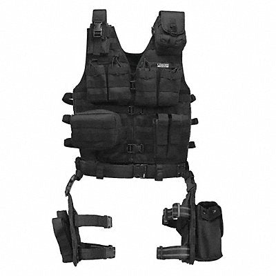 BARSKA BI12016 Tactical Vest Nylon Outside Pockets 11