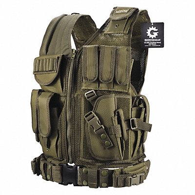 BARSKA BI12332 Tactical Vest Nylon OD Green