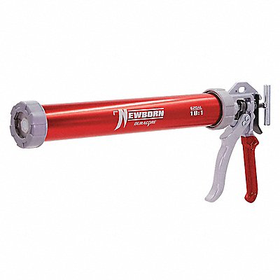NEWBORN 620ALRED Caulk Gun Aluminum Red