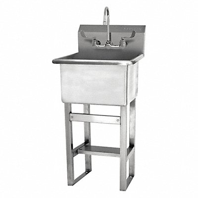 SANI-LAV U1818F SaniLav Util Sink Square 18inx18inx12in