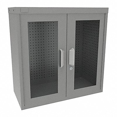 VIDMAR Grainger48877 Pegboard Wall Cabinet 30 x30 x14 Grey