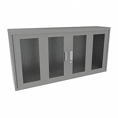 VIDMAR Grainger48883 Pegboard Wall Cabinet 30 x60 x14 Grey