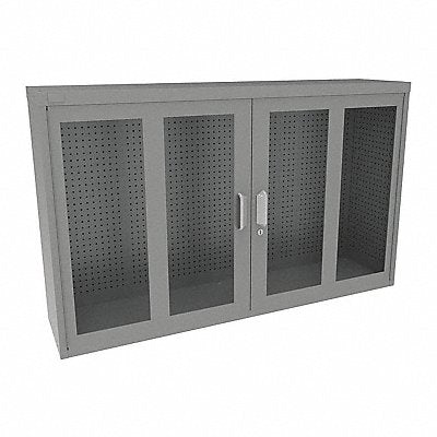 VIDMAR Grainger48885 Pegboard Wall Cabinet 37 x60 x14 Grey