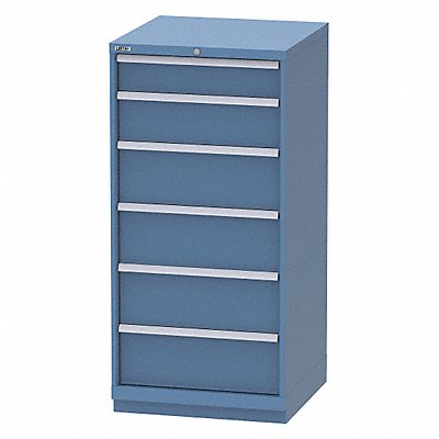 LISTA SC130608AFTKABB K3755 Mod Drawer Cab 60 H 6 Drawer Bright Blue