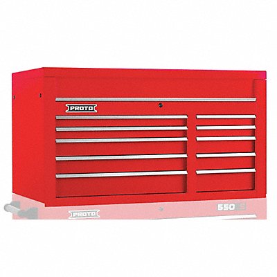 PROTO J55502710RD Gloss Red Heavy Duty Top Chest