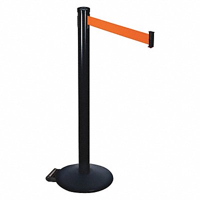 RETRACTA-BELT 305BAFO Barrier Post w/Wheels 2in. Belt W Sloped