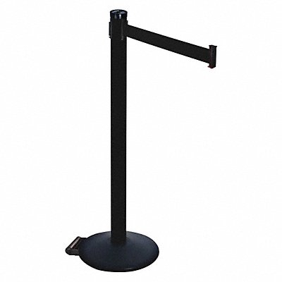 RETRACTA-BELT 305PSBBK Barrier Post Black Belt 2 in Belt W