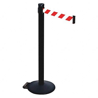 RETRACTA-BELT 305PSBRWD Barrier Post Red/White Belt 2 in Belt W
