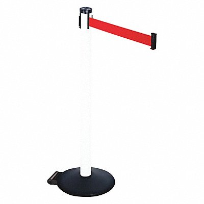 RETRACTA-BELT 305PWHRD Barrier Post Red Belt 2 in Belt W