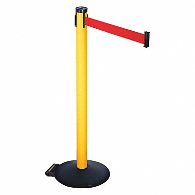 RETRACTA-BELT 305PYWRD Barrier Post Red Belt 2 in Belt W