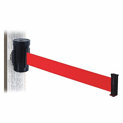 RETRACTA-BELT WH700SBRDMM Belt Barrier Blk Magnet Red Belt 10ft. L