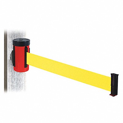 RETRACTA-BELT WH700RDYWMM Belt Barrier Red Magnet Yellow Belt 10ft. L