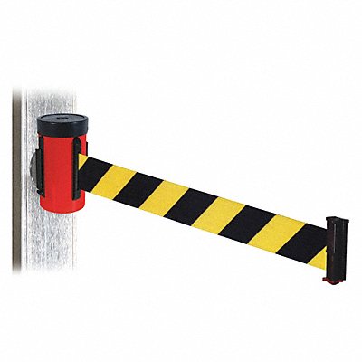 RETRACTA-BELT WH700RDBYDMM Belt Barrier Red Magnet Black/Yellow Belt