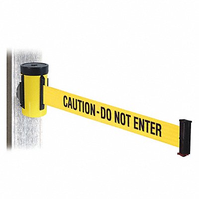 RETRACTA-BELT WH700YWCAUMM Belt Barrier Yellow Magnet 10ft.L
