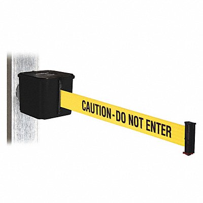 RETRACTA-BELT WH412SB15CAUMM Belt Barrier Black Magnet 15ft.L