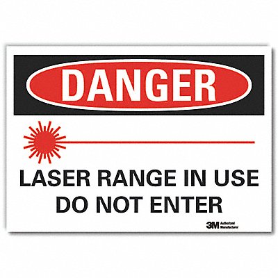 LYLE LCU40251ED14x10 Danger Sign 10in x 14in Non-PVC Polymer