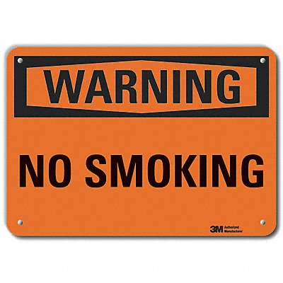 LYLE LCU60077RA10x7 No Smoking Sign 7 in x 10 in Aluminum