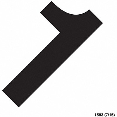 JJ KELLER 1583 Number Label 1 Black PK20